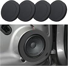 4PCS Speaker Foam Enhancer,6.5" Speaker Foam Rings for Enhancing Stereo Sound in Car Speakers,Universal Self-Adhesive Speaker Gasket Car Accessories for Car,Truck,SUV 4.54.5