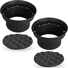 NVX XBAF65 2 Piece 6.5" or 6.75" Weatherproof Silicone Rubber Speaker Baffle Kit